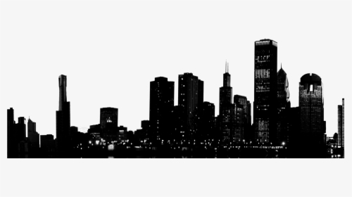 Black And White City Png Transparent Black And White - Black And White City Png, Png Download, Transparent PNG