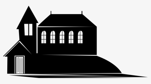Free Silhouette Cliparts Download - Church Building Vector Png, Transparent Png, Transparent PNG
