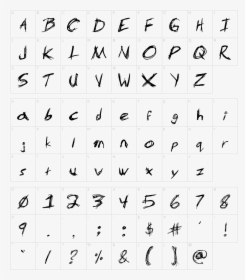 Scratches Filter Png - Alphabet Fonts, Transparent Png, Transparent PNG