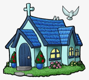 Clipart Church Country Church - Church Cartoon, HD Png Download, Transparent PNG