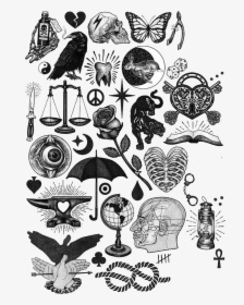Black And White Tattoos Traditional, HD Png Download, Transparent PNG