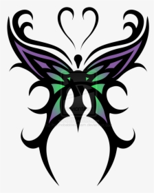 Butterfly Tattoo Designs Free Png Image - Tribal Butterfly Tattoo Designs, Transparent Png, Transparent PNG