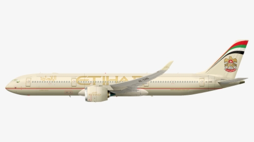 A350xwb-941 Etihad Airways - A350 Xwb Side View, HD Png Download, Transparent PNG
