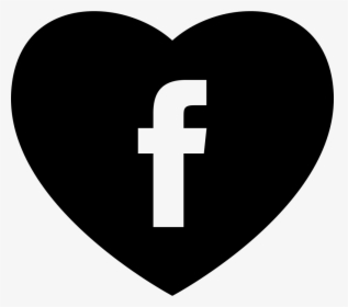Heart With Social Media Facebook Logo - Ville De Saint Etienne, HD Png Download, Transparent PNG