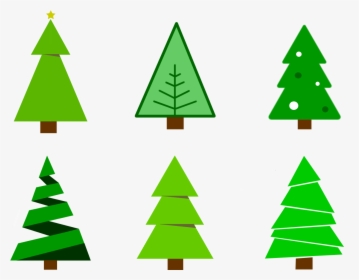Free Colour Chirstmas Tree Vector Graphics - Christmas Tree Graphic Vector, HD Png Download, Transparent PNG