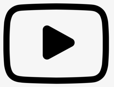 Youtube Black Icon Png Image Free Download Searchpng - Youtube White Icon Png, Transparent Png, Transparent PNG
