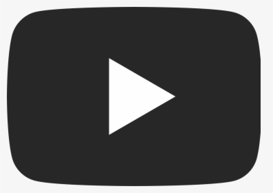 Youtube Logo Png Black Transparent Background - Black Youtube Icon Png, Png Download, Transparent PNG