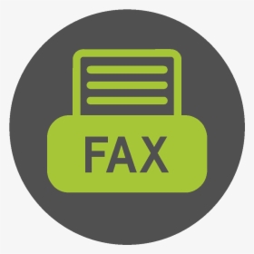 Fax Icon Png Circle, Transparent Png, Transparent PNG