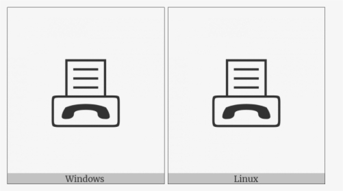 Fax Icon On Various Operating Systems - Fax Icon, HD Png Download, Transparent PNG