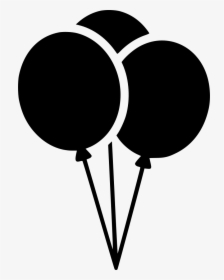 Balloons - Balloons Png Black And White, Transparent Png, Transparent PNG