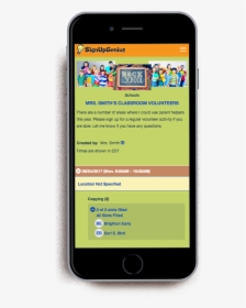Sign Up Genius Mobile, HD Png Download, Transparent PNG