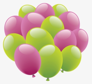 Grab And Download Balloon Icon Clipart - Pink And Lime Green Balloons, HD Png Download, Transparent PNG
