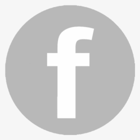 Facebook Logo Grey Circle, HD Png Download, Transparent PNG