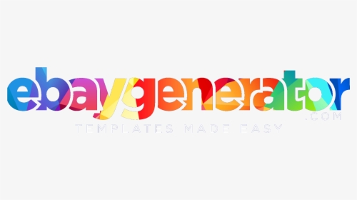 Ebay Template Generator - Ebay Logo Generator, HD Png Download, Transparent PNG