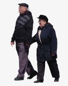 Old People Walking Png, Transparent Png, Transparent PNG