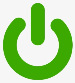 Transparent Green Button Png - Green Power Button Png, Png Download, Transparent PNG