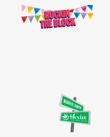 Thrive Snapchat Filter Block St Party - Party Snapchat Filter Png, Transparent Png, Transparent PNG