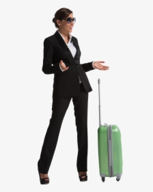 People Png With Hd Resolution Free Download Collection - Person With Suitcase Png, Transparent Png, Transparent PNG
