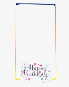 Colorful Border Happy Birthday - Birthday Border, HD Png Download, Transparent PNG