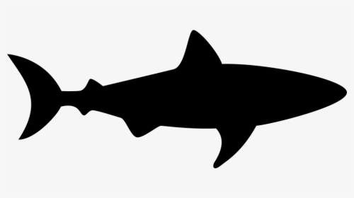 Shark Facing Right - Shark Silhouette, HD Png Download, Transparent PNG