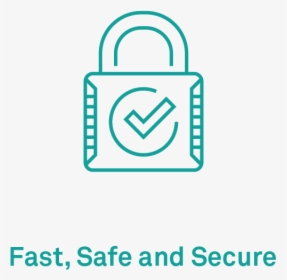 Icon-fast,safe,secure - Fast And Secure Icon, HD Png Download, Transparent PNG