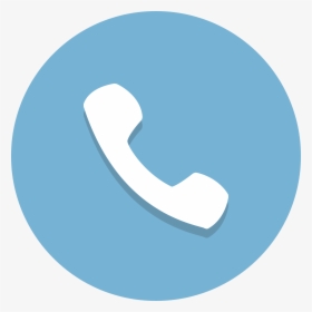 Phone Png Blue - Phone Flat Icon Png, Transparent Png, Transparent PNG
