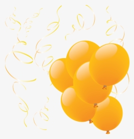 Yellow Balloons Png Image, Transparent Png, Transparent PNG