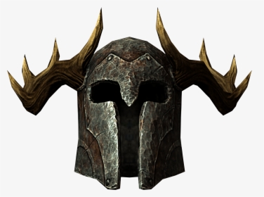 Elder Scrolls Skyrim Helmet - Skyrim Png, Transparent Png, Transparent PNG