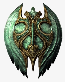 Elder Scrolls Skyrim Glass Shield - Elder Scrolls Shield, HD Png Download, Transparent PNG