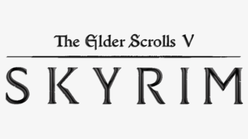 Elder Scrolls Skyrim Logo - Skyrim, HD Png Download, Transparent PNG