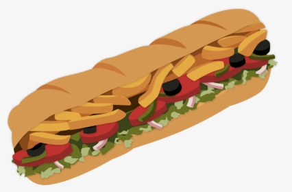 Sub Sandwich Icon - Subway Sandwich Clip Art, HD Png Download, Transparent PNG