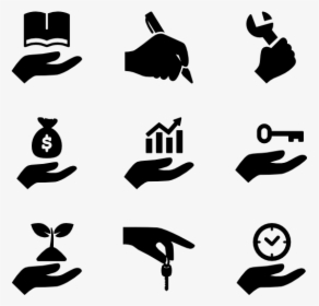 Hands Holding Up - Icon Hands, HD Png Download, Transparent PNG