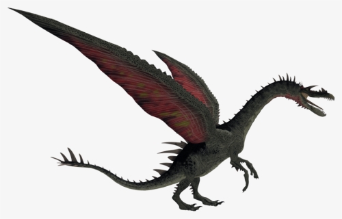 The Elder Scrolls Clipart Skyrim Png - Realistic Flying Dragon Png, Transparent Png, Transparent PNG