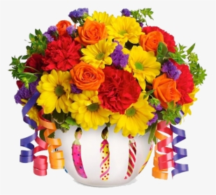 Download Birthday Flowers Bouquet Png File - Flower As Birthday Gift, Transparent Png, Transparent PNG