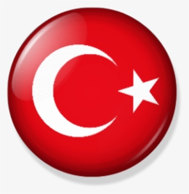 Circle Round Turkey Flag, HD Png Download, Transparent PNG