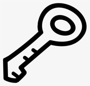 Key Hand Drawn Outline - Icon, HD Png Download, Transparent PNG