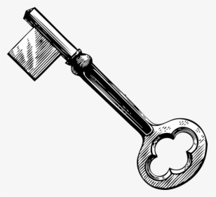 Skeleton Key, Key, Old, Lock, Vintage, Antique, Steel - Key Clipart, HD Png Download, Transparent PNG