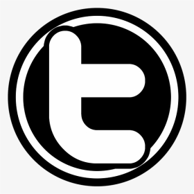 B&w Twitter Icon - Twitter Png Logo Preto, Transparent Png, Transparent PNG