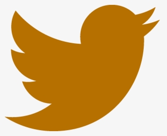 Transparent Twitter Bird Logo Png Transparent - Gold Twitter Logo Transparent, Png Download, Transparent PNG