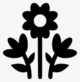 Bouquet Flowers Png Icon Free Download File - Flower Icon Black And White, Transparent Png, Transparent PNG