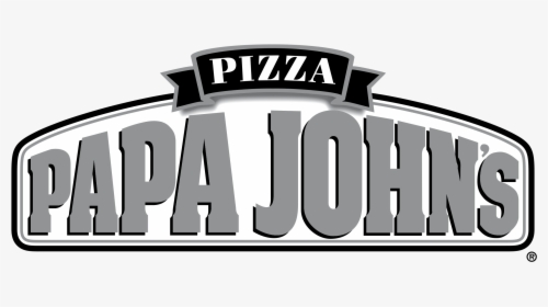Papa John S Pizza Logo Png Transparent - Papa Johns Logo Black And White, Png Download, Transparent PNG