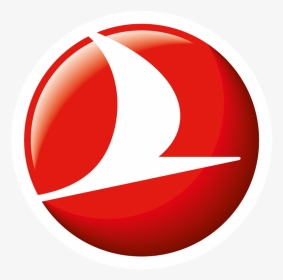 Transparent Airplane Logo Png - Turkish Airlines Logo Svg, Png Download, Transparent PNG