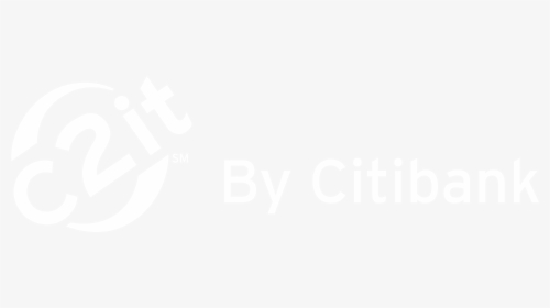 C2it By Citibank Logo Black And White - Powered By Citi, HD Png Download, Transparent PNG