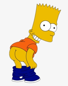 Bart Simpson Butt, HD Png Download, Transparent PNG