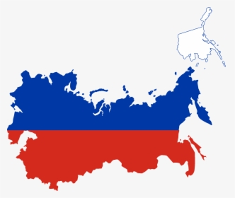 Flag Map Of The Russian Empire - Map Of Russia 1945, HD Png Download, Transparent PNG