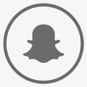 Snapchat Icon Png Image - Snapchat Icon Black And White, Transparent Png, Transparent PNG