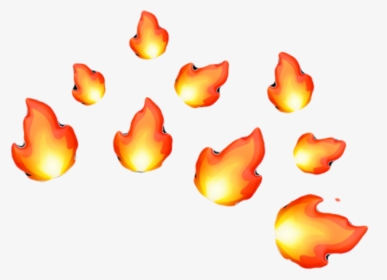 Fire Emoji Clip Art Portable Network Graphics Image - Snapchat Fire Filter Png, Transparent Png, Transparent PNG