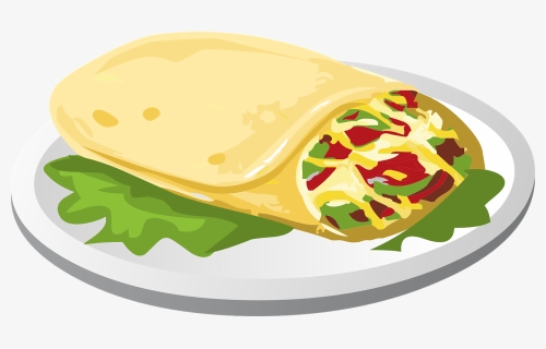 Mexican Food Clipart Png - Clip Art Burritos, Transparent Png, Transparent PNG