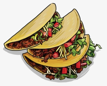 Transparent Tacos Mexicanos Png - Mexican Food Clip Art Free, Png Download, Transparent PNG