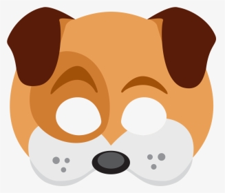 Dog Face Sticker Mask Png Snapchat Messenger - Cara De Perro Png, Transparent Png, Transparent PNG